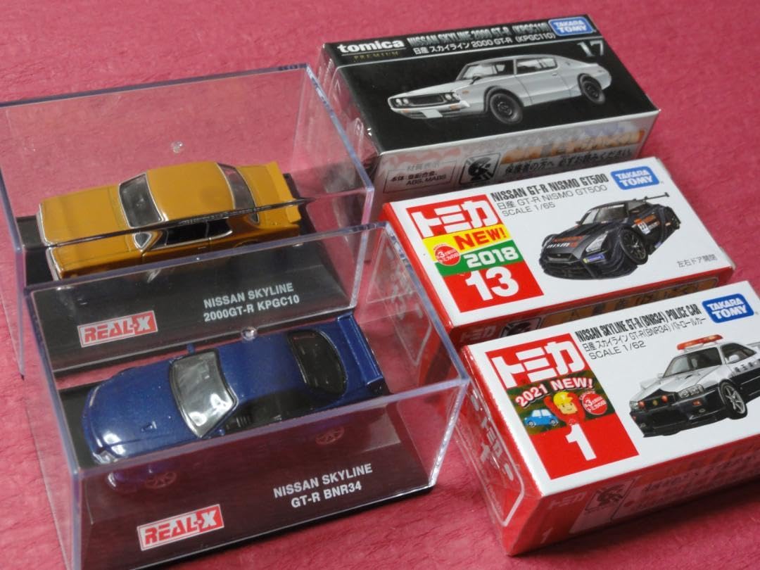 Amazon.co.jp: ??スカイライン5点セット??トミカ??プレミアム??REAL-X