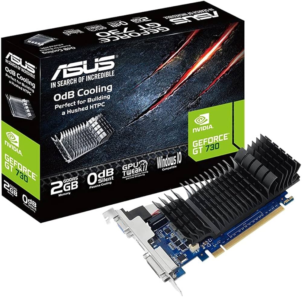 Amazon | ASUSTek NVIDIA GeForce GT 730 / 2GB GDDR5 / HDMI 2.0b