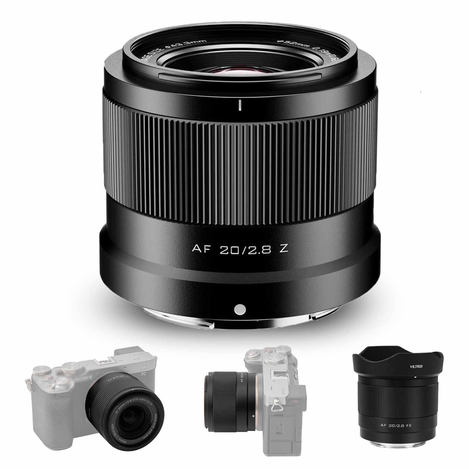 Amazon.co.jp: Viltrox 20mm F2.8 Z カメラレンズ フルサイズ対応 広角