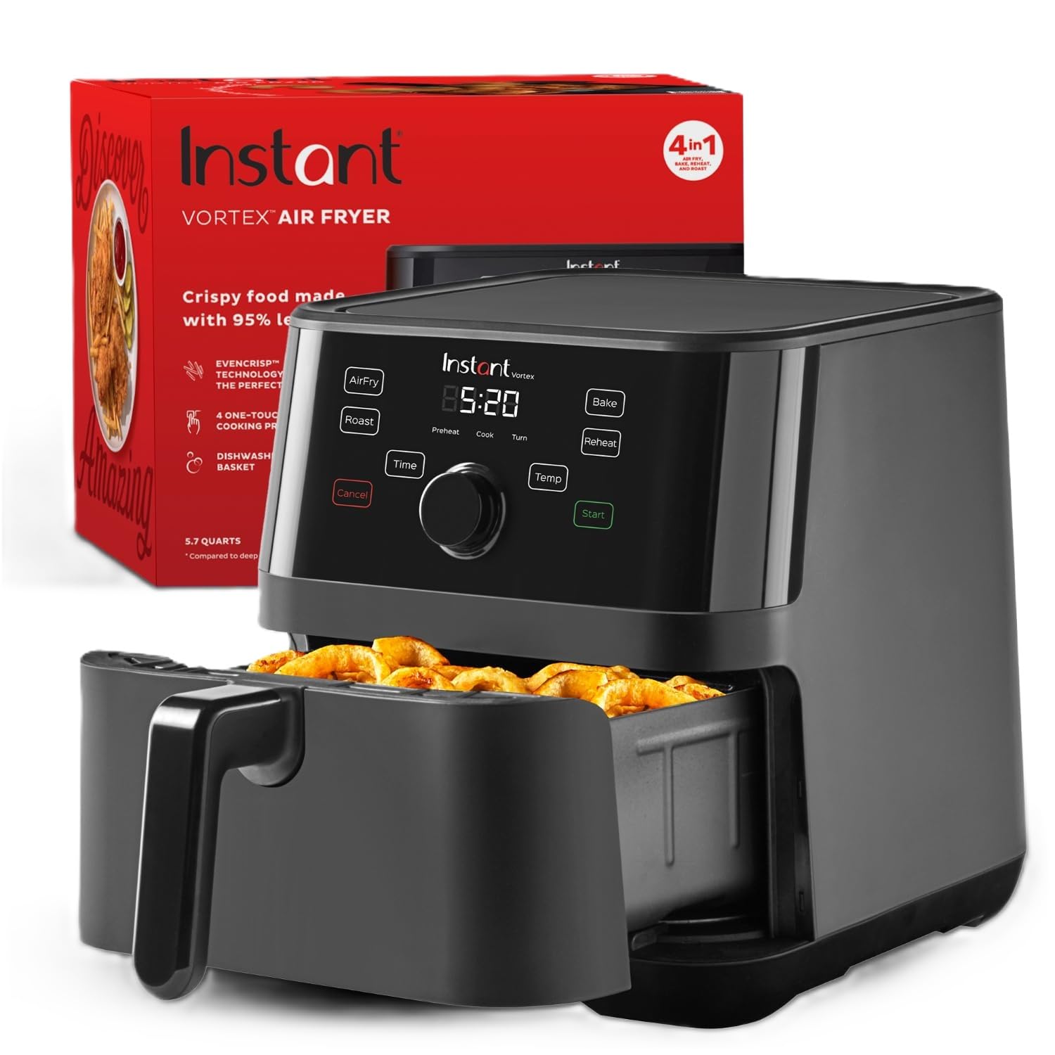 Amazon.com: Instant Pot Vortex 5.7QT Air Fryer, Custom Program