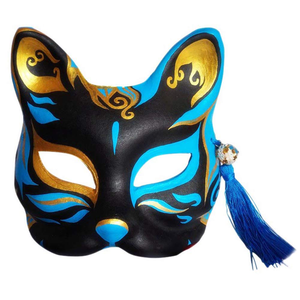 Amazon | kawaayi（カワアイ）マスク お面 仮面 狐 動物 狐のお面 半面