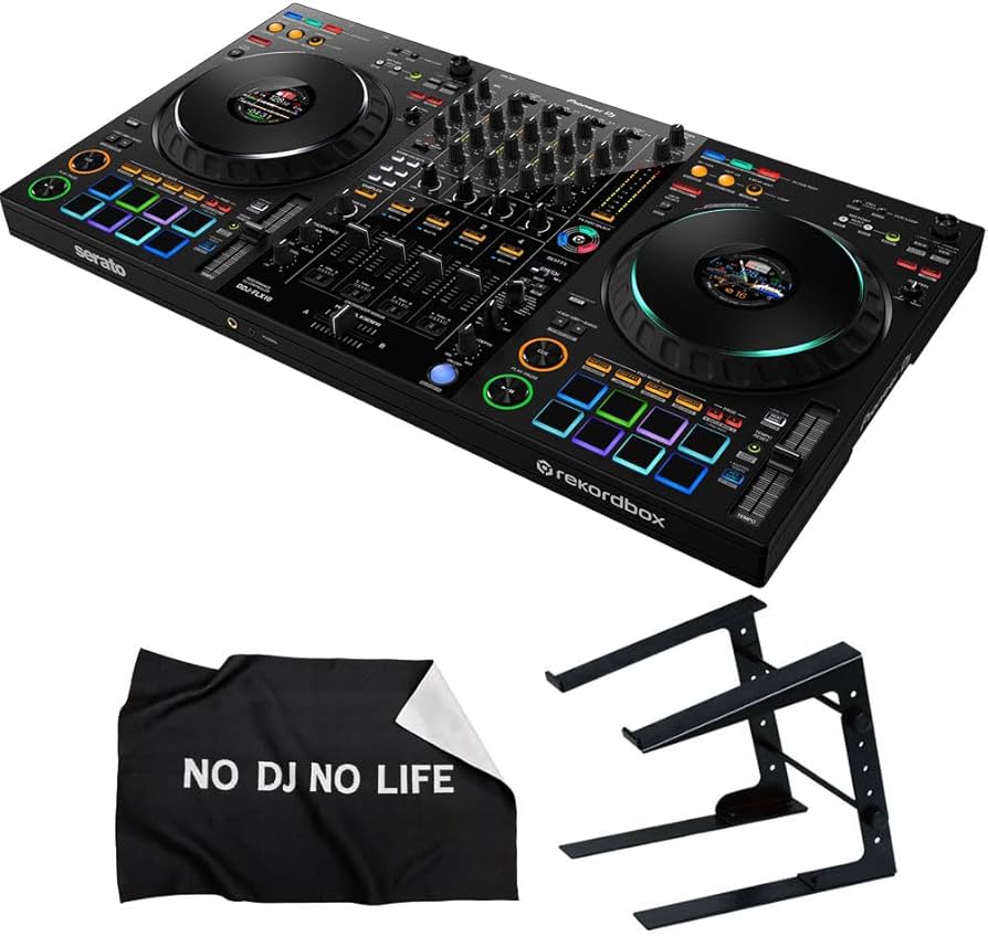 Amazon | Pioneer 4CH DJコントローラー DDJ-FLX10 + PCスタンド +