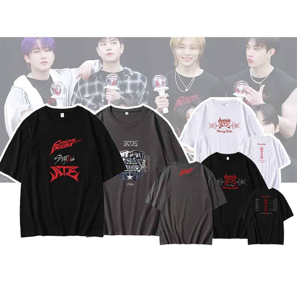 Amazon | スキズ 2024ワールドツアー Tシャツ 半袖 応援服 応援Tシャツ