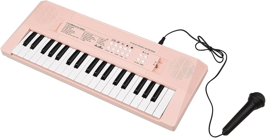 Amazon.co.jp: 電子ピアノキーボード 37キーミニ電子キーボードピアノ