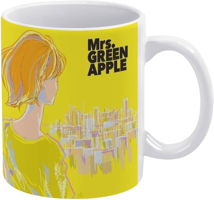 Amazon.co.jp: ミセス・グリーン・アップル マグカップ コップ 陶器