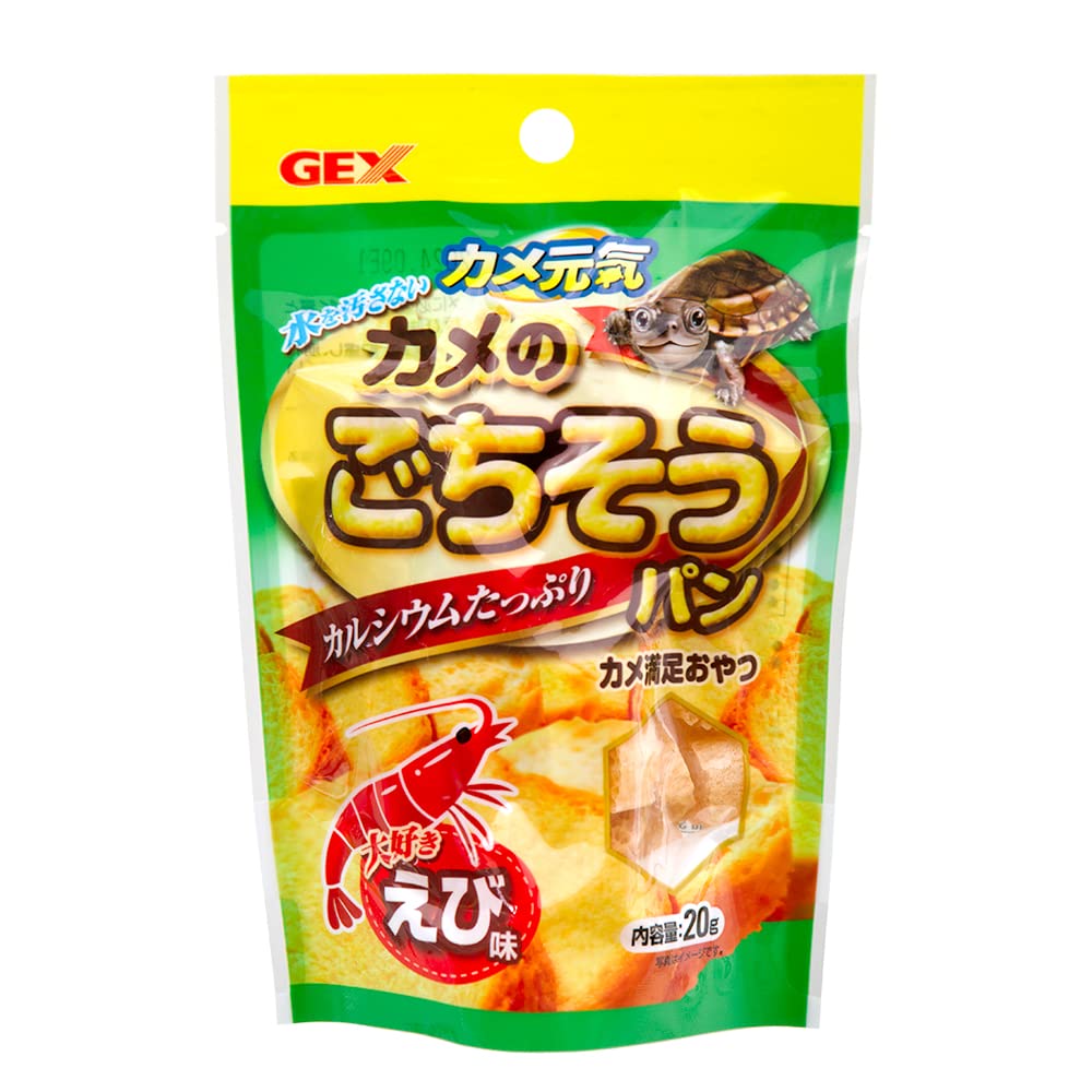 Amazon | ジェックス カメ元気 カメのごちそうパン えび味 餌 6袋入り