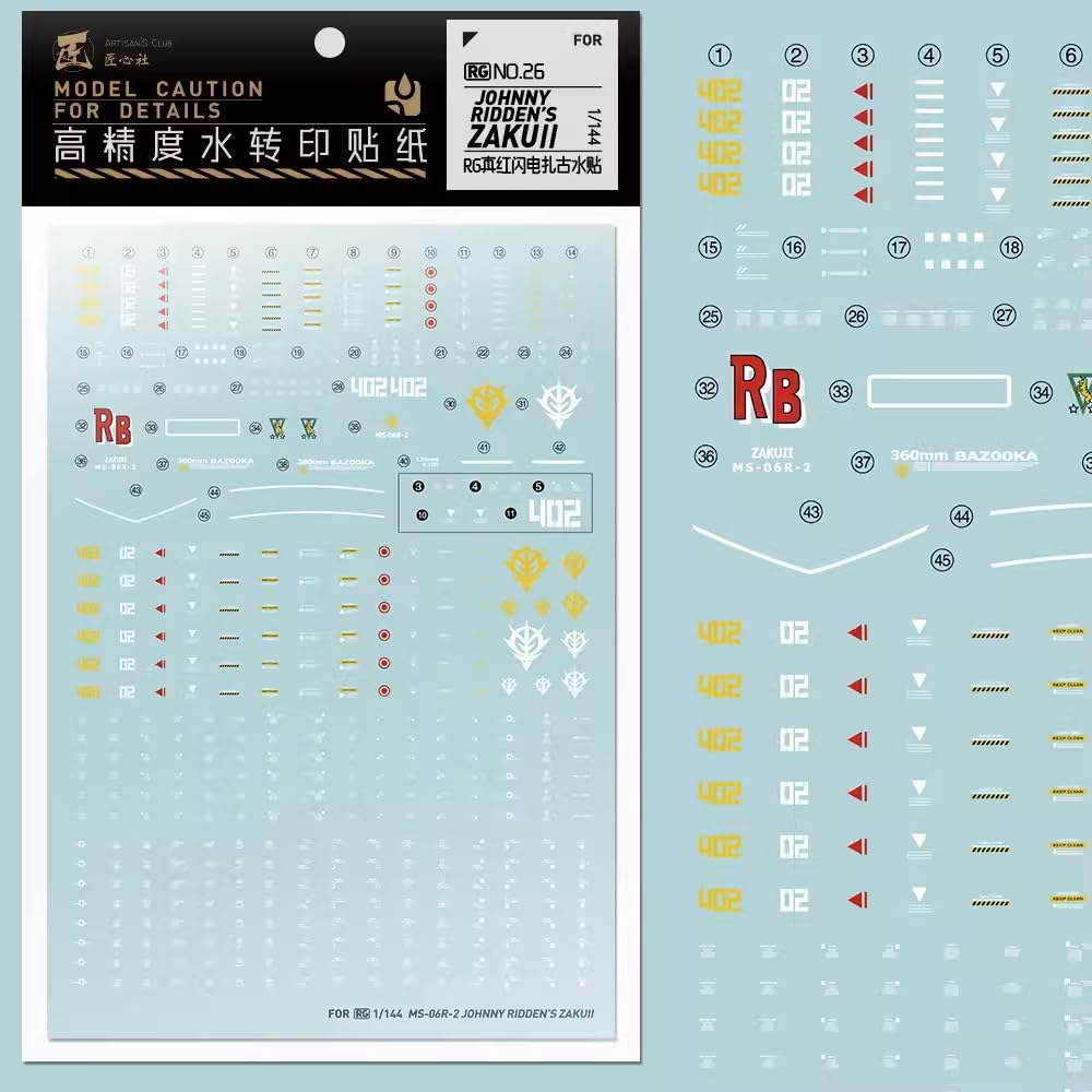 Amazon | ［RG 1：144］ MS－06R－2 ジョニー・ライデン専用ザクII 水