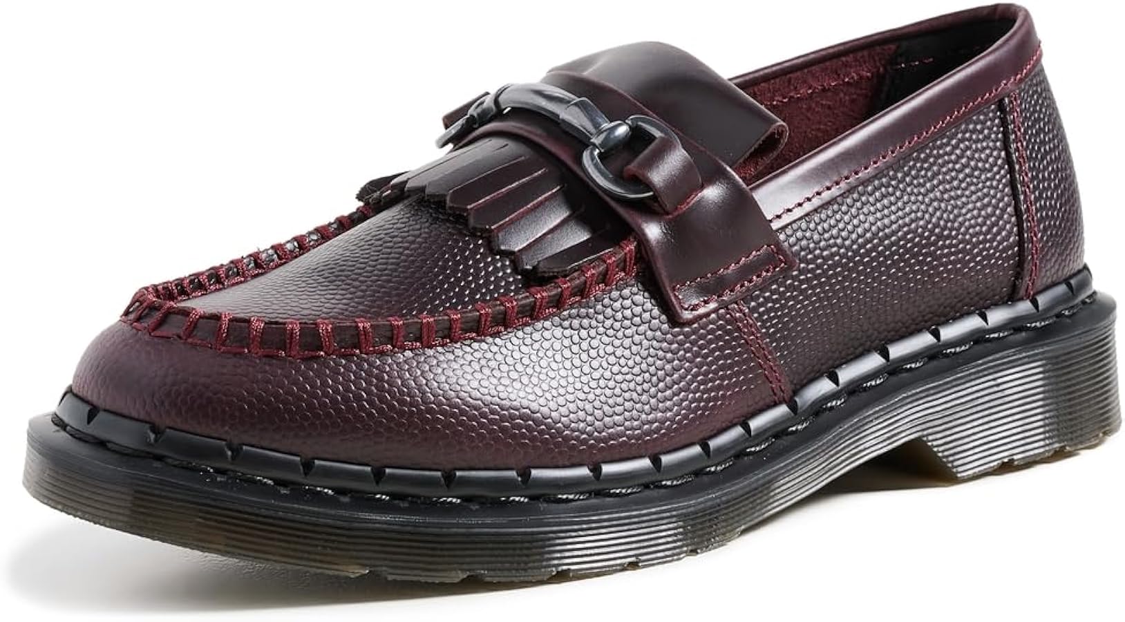 Amazon | Dr. Martens エイドリアン スナッフル ローファー, Oxblood