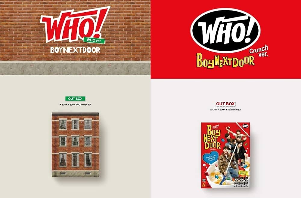 BOYNEXTDOOR - 1st Single Album WHO! CD (2 versions SET) - Amazon