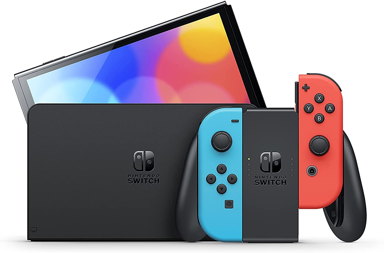 Amazon.com: Nintendo Switch – OLED Model w/Neon Red & Neon Blue