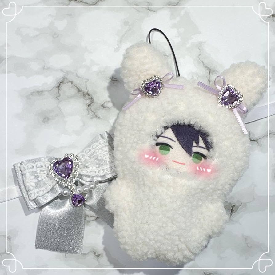 Amazon.co.jp: にじぱぺっと ぬい服 10cm 10センチ 着ぐるみ 紫うさぎ