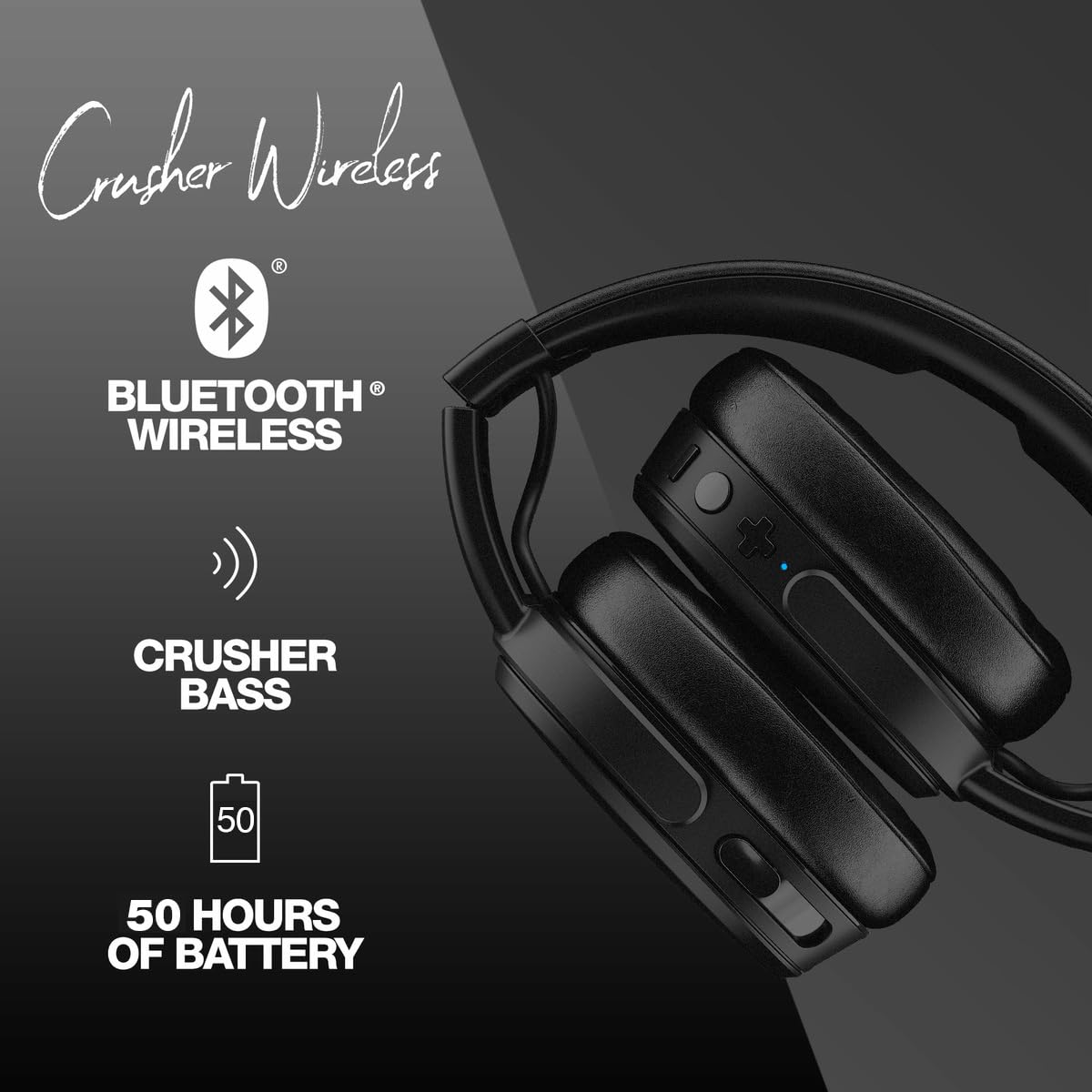 Amazon.com: Skullcandy Crusher Wireless Bluetooth Headphones with