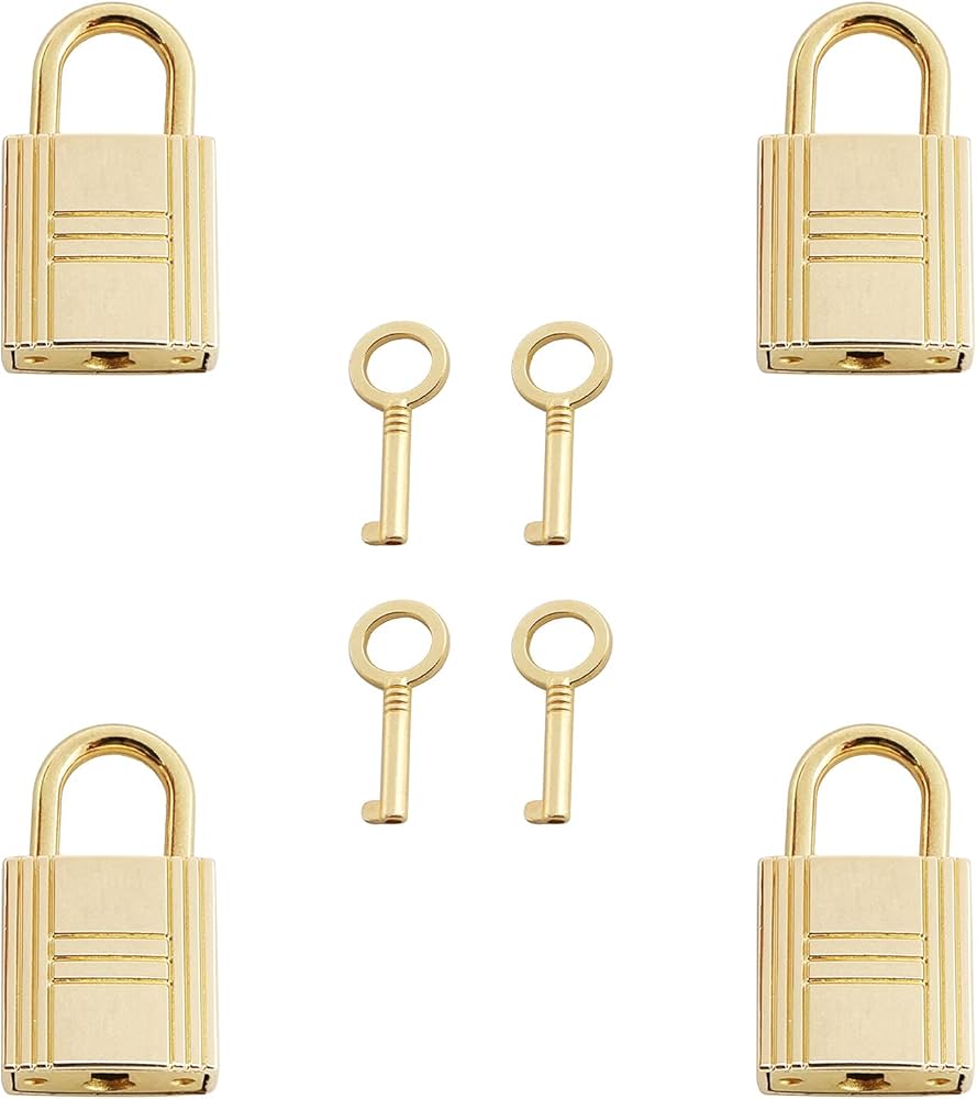 heyous 4pcs Zinc Alloy Archaize Padlocks Key Lock with Key for