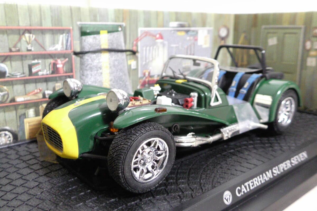 京商 1/18 ケーターハム スーパーセブン 蛍光 イエロー 箱無し 現状品