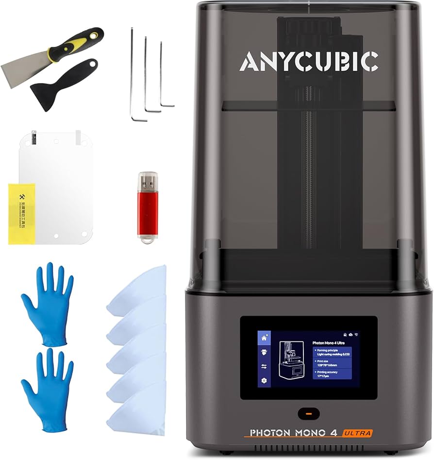 Amazon | ANYCUBIC 光造形 3Dプリンター、Photon Mono 4 Ultra、10K 3D