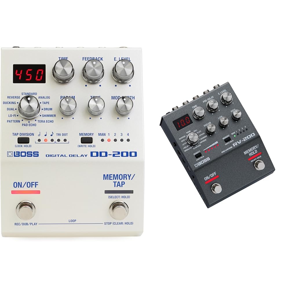 Amazon.com: Boss DD-200 Digital Delay & RV-200 Reverb Multi-FX