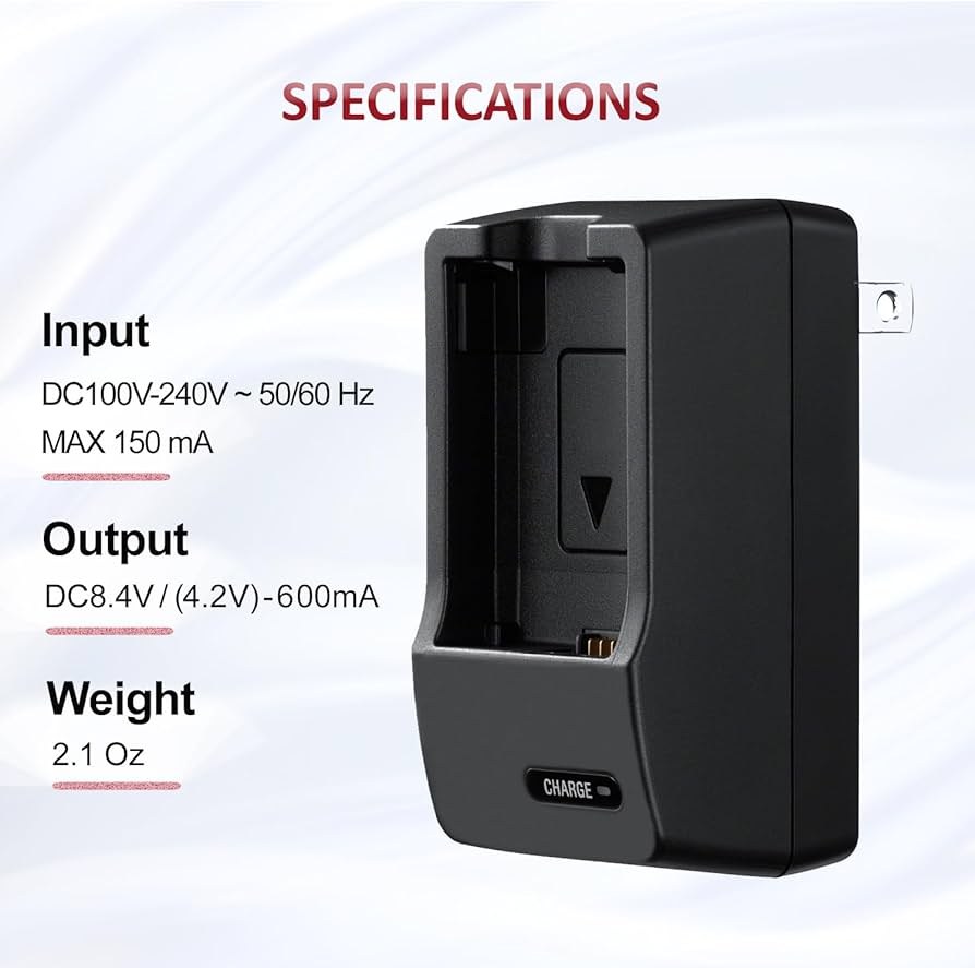 Amazon.com: Battery Charger Compatible with Panasonic Lumix DMC