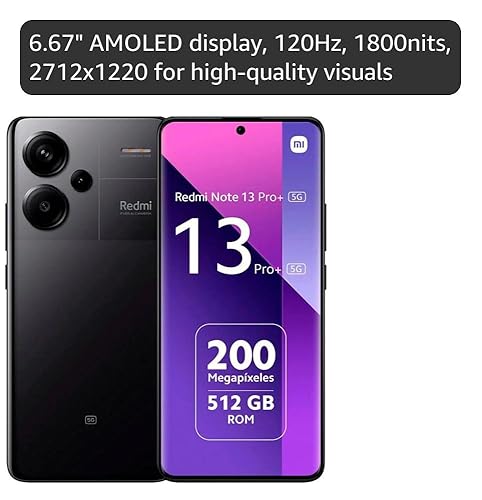 Amazon.com: Xiaomi Redmi Note 13 PRO+ Plus 5G + 4G Lte (for