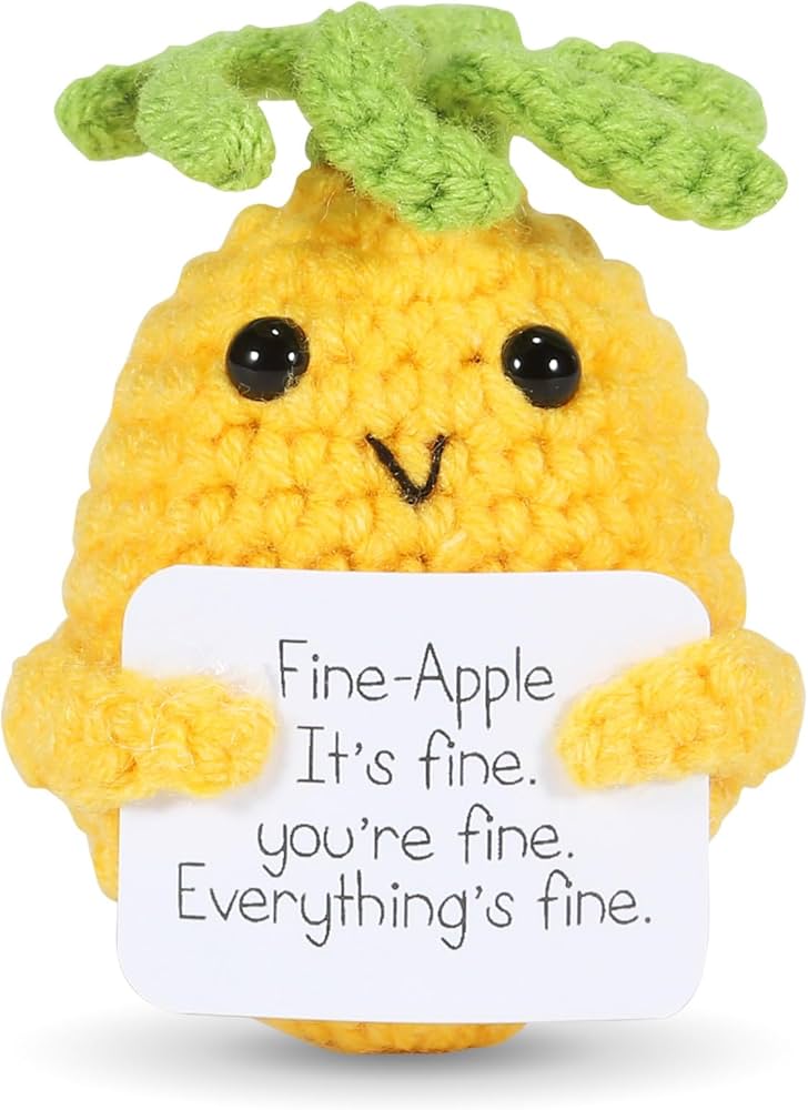 Amazon.com: Mini Funny Fine Pineapple, Cute Wool Knitted Pineapple