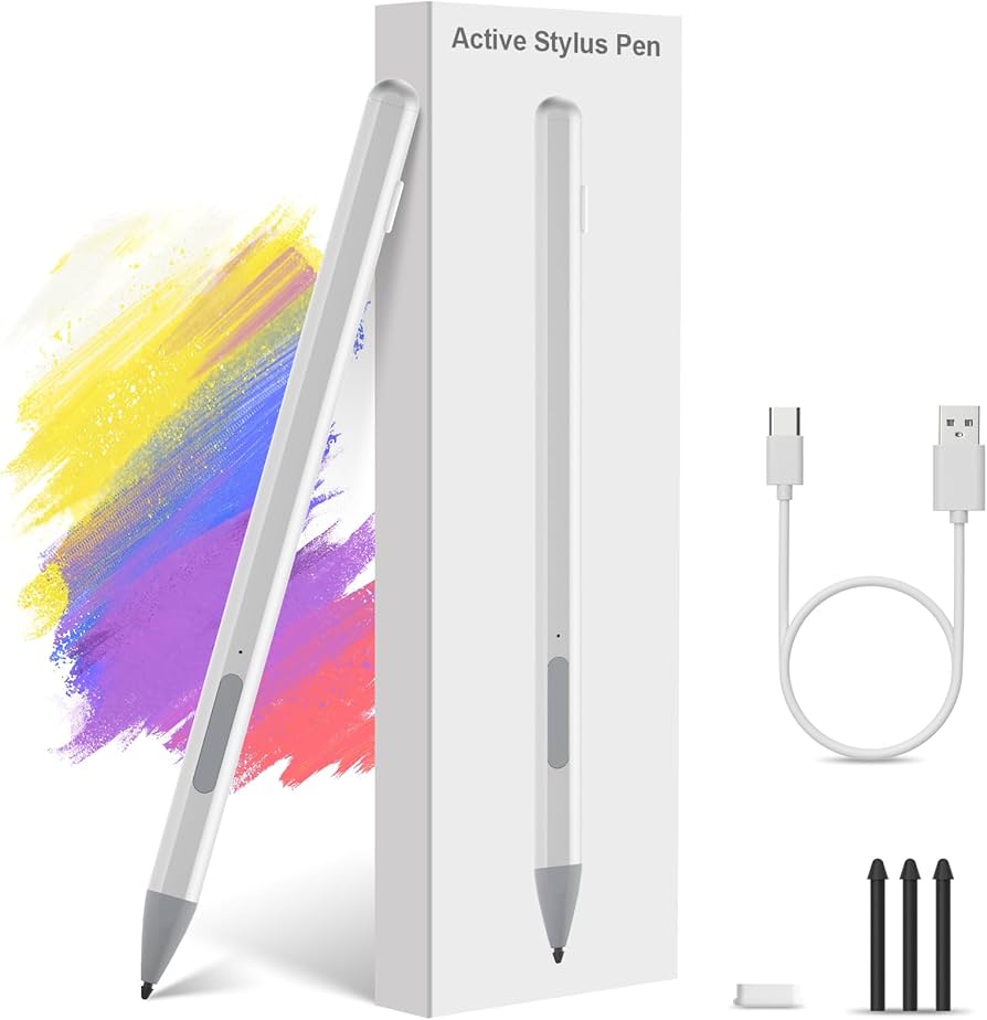 Amazon | Surface用タッチペン 4096段階筆圧 パームリジェクション機能