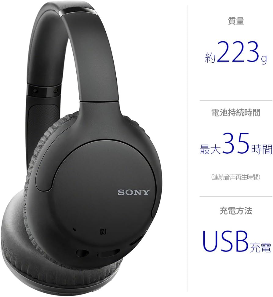 Amazon.co.jp: ソニー ワイヤレスノイズキャンセリングヘッドホン WH