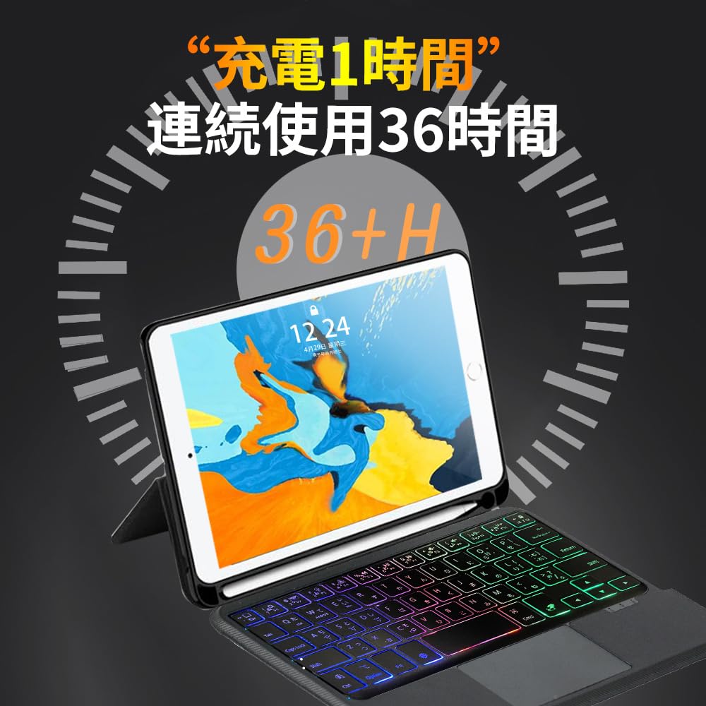 Amazon.co.jp: sisyfos iPad mini5とmini4に適用一体式キーボード付き