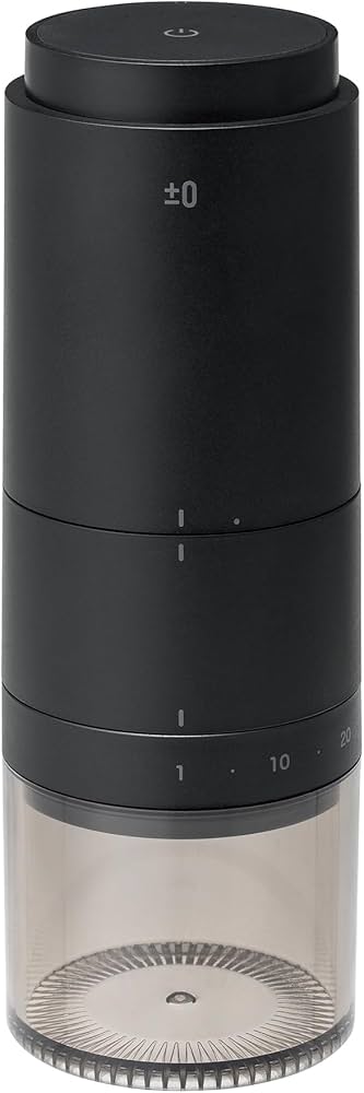 Amazon | ±0 プラスマイナスゼロ 電動コーヒーミル XKM-J110 (ブラック