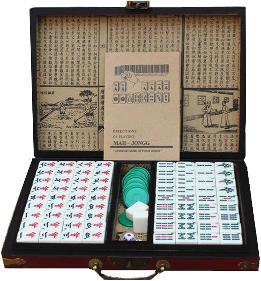 Amazon.co.jp: 麻雀牌 木製ケース付き146ポータブルプロフェッショナル
