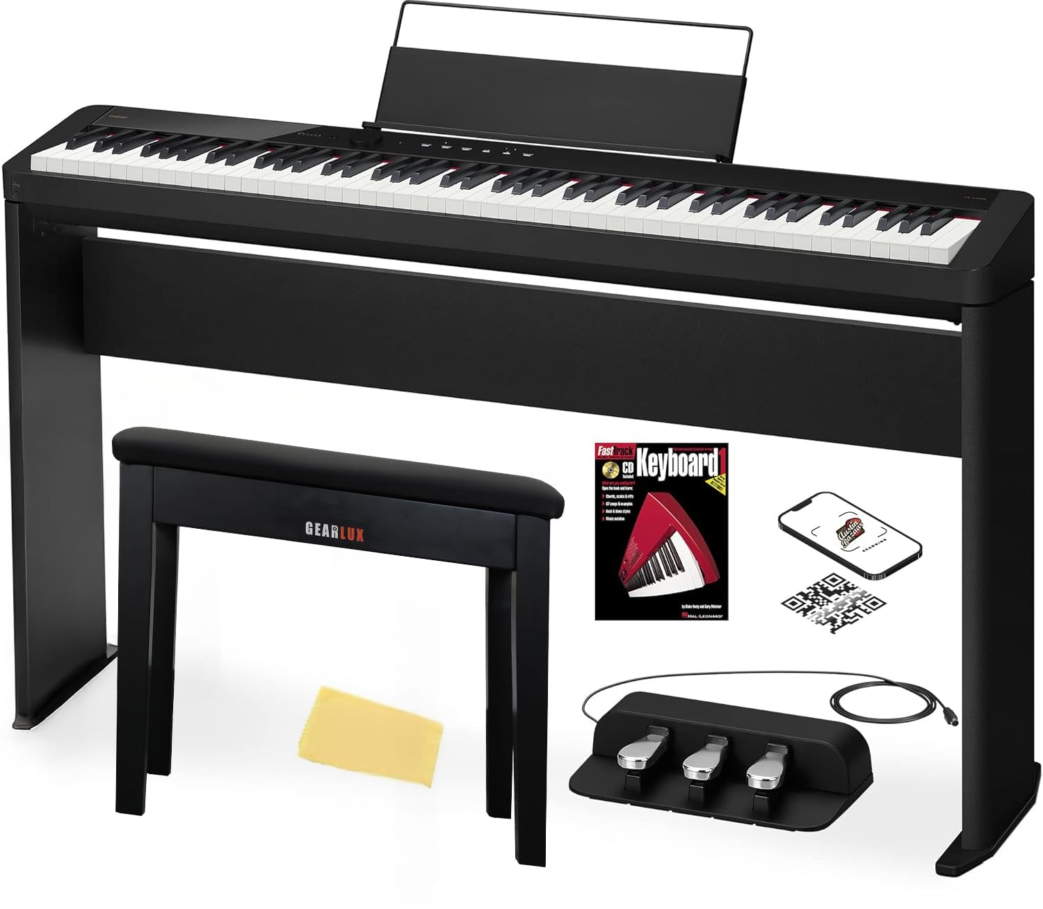 Amazon.com: Casio PX-S1100 Privia Digital Piano - Black Bundle