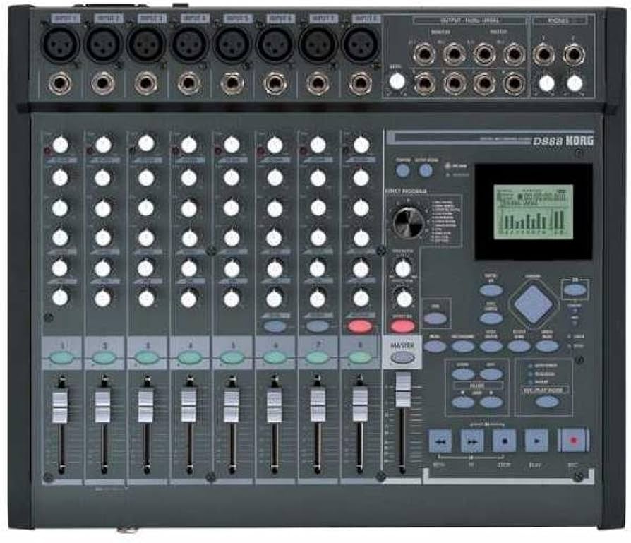 Amazon | KORG D888 80GBHD 8トラックMTR | ミキサー | 楽器・音響機器