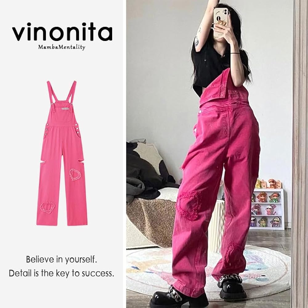 Amazon | [TAITENG] デニム サロペットパンツ オーバーオール