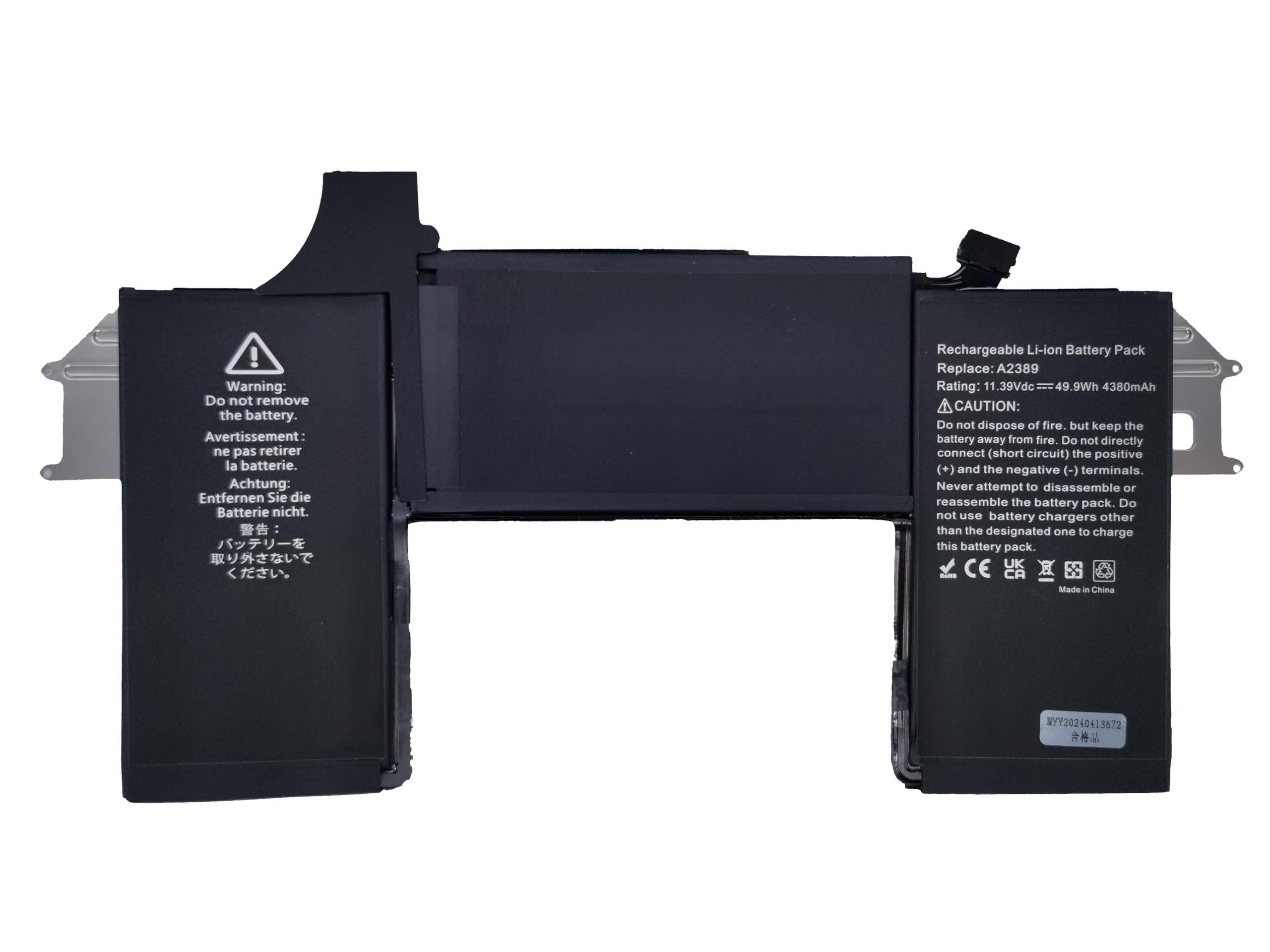 Amazon.com: YXKC A2389 A2337 Laptop Battery Replacement for