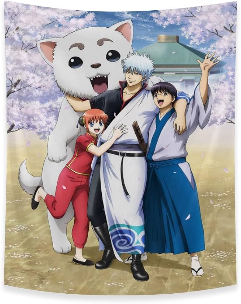 Amazon.co.jp: 銀魂 ぎんたま エリザベス タペストリー 万事屋銀ちゃん