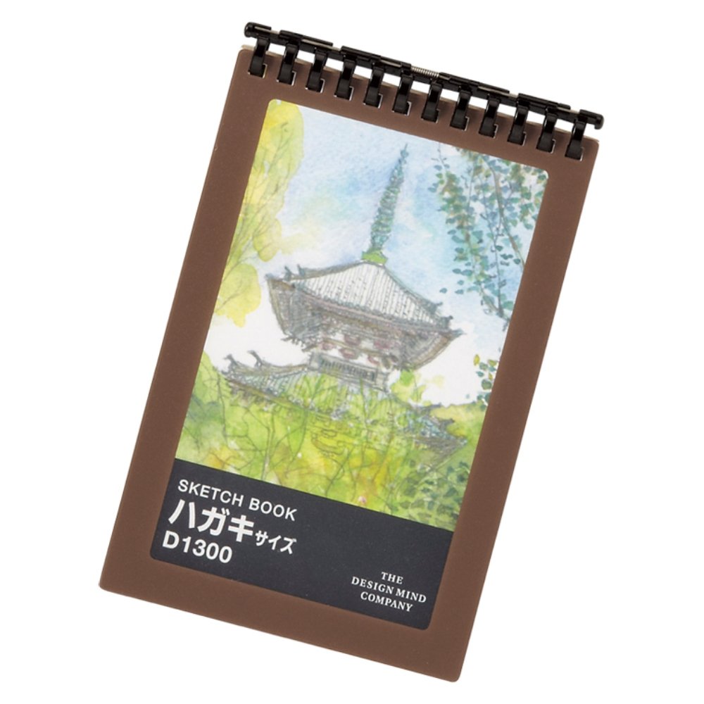 Amazon | リヒトラブ スケッチブック 水彩画用紙 はがきサイズ 20枚 12