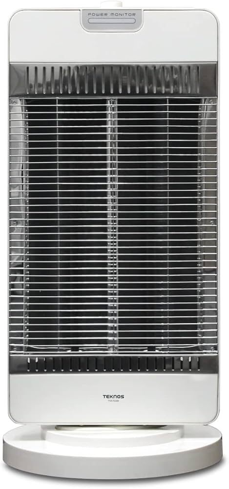 Amazon | TEKNOS シーズヒーター 1200W パワーモニター ホワイト TSH