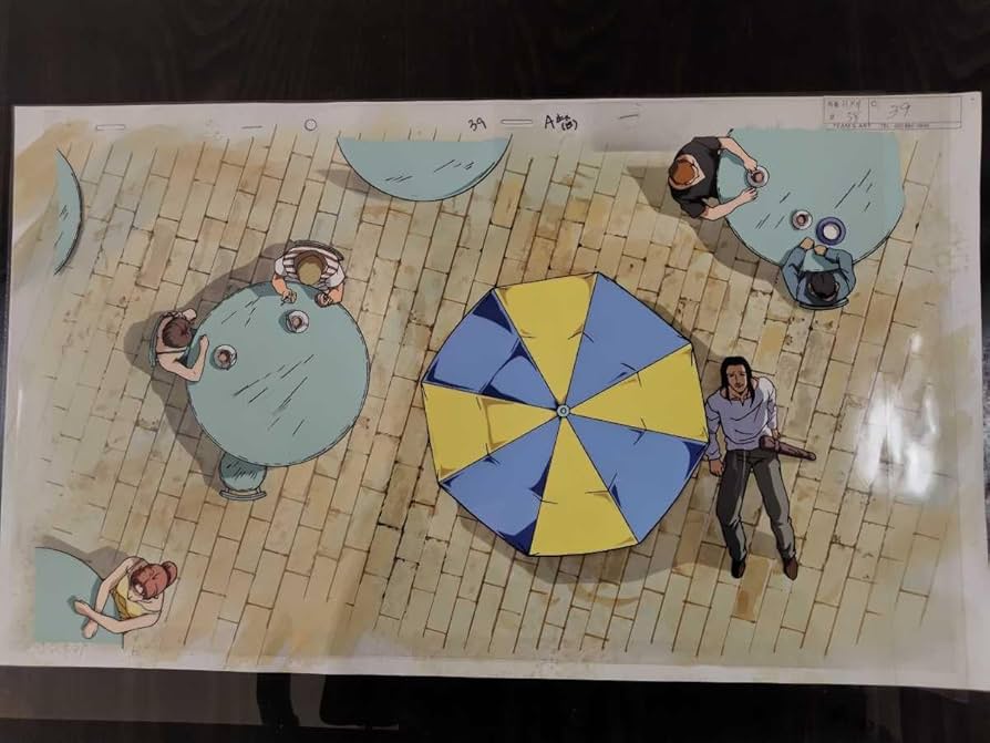 Amazon.co.jp: 横長 大判 セル画 動画 背景 資料付き ハンターハンター