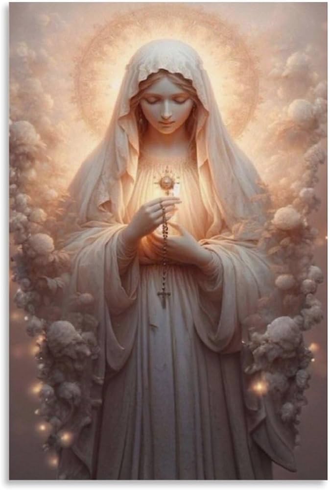 Amazon.co.jp: 美しい聖母マリアのポスター ポスター装飾絵画
