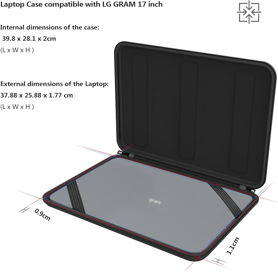 Amazon.com: Smatree 17inch Hard Shell Laptop Case for Dell XPS 17