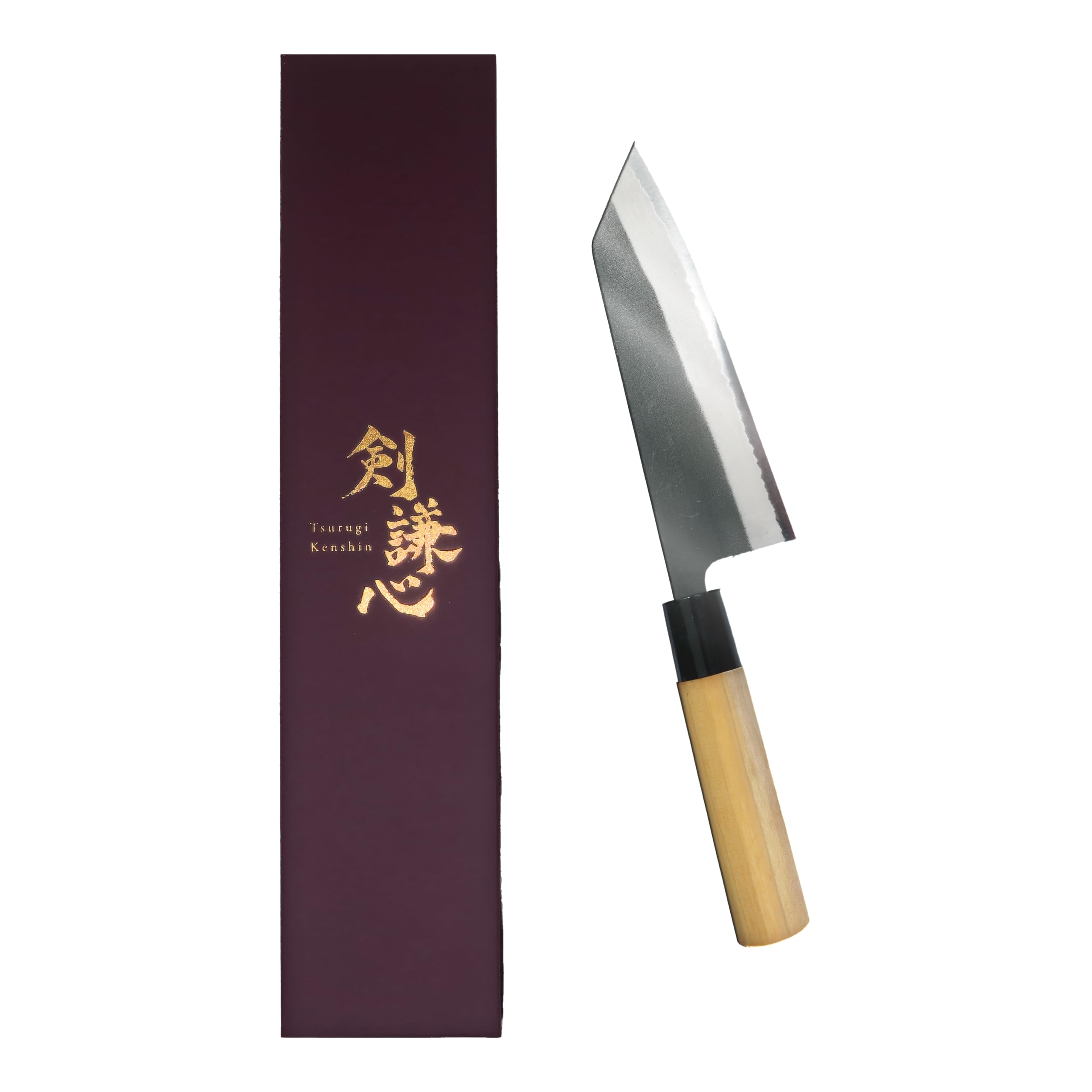 Amazon | 剣謙心 Tsurugi Kenshin 黒打三徳包丁 165mm 日本製 白紙2号