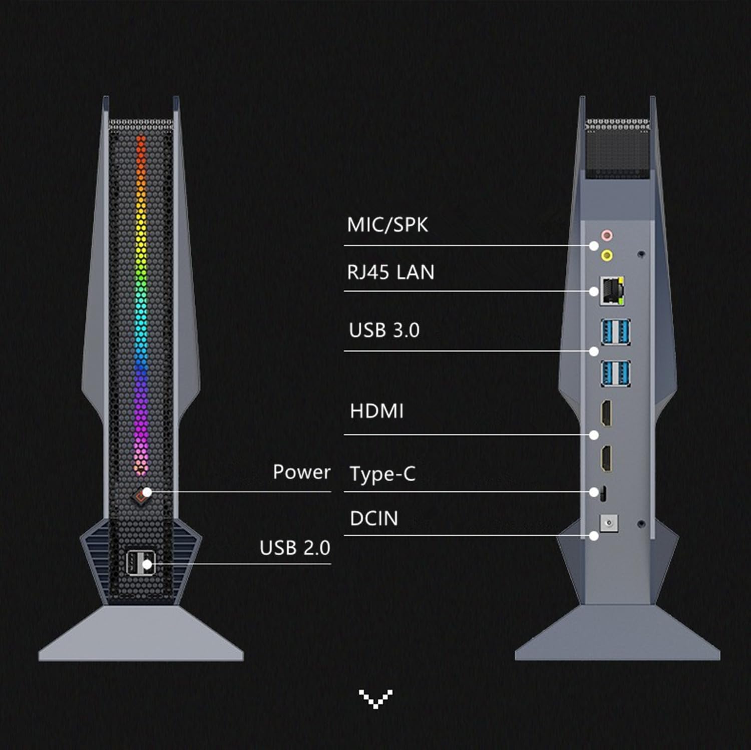Amazon.co.jp: ミニゲーミングPC ミニpc 第12世代 Core i7-12700H