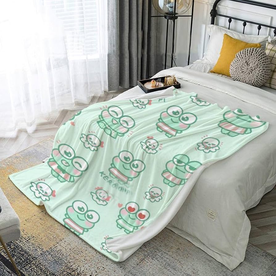 Amazon｜けろけろけろっぴ ブランケット 毛布 おしゃれ ガーゼケット