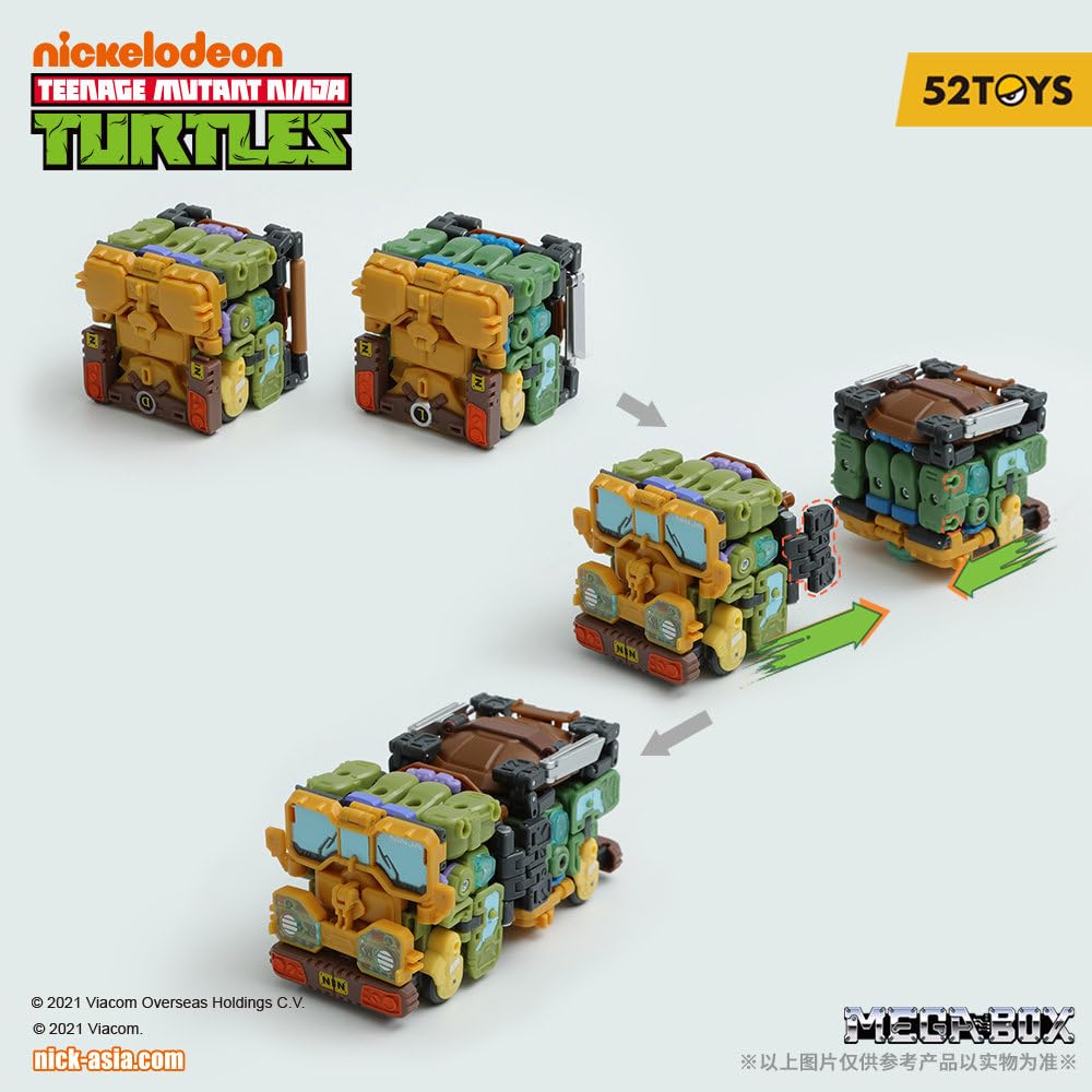 Amazon.co.jp: 52TOYS MEGABOX TMNT DONATELLO[ドナテロ] MB 20 : おもちゃ