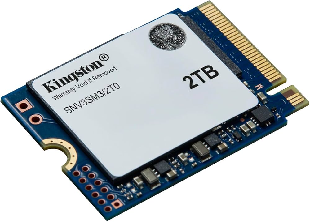 Kingston NV3 NVMe PCIe 4.0 Internal SSD 2TB M.2 2230-SNV3SM3/2T0