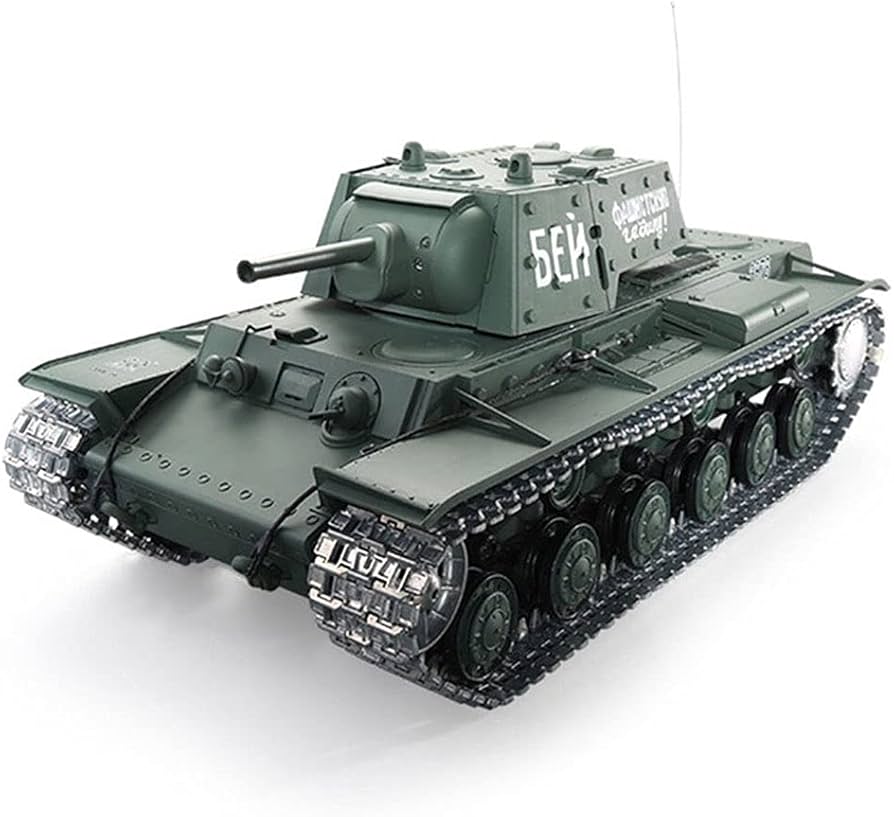 Amazon.co.jp: ラジコン 戦車 ソビエトKV-1重戦車 最新7.0 ver 2.4Ghz