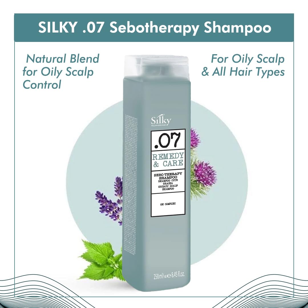 Amazon.com : Silky.07 Technobasic Sebotherapy Shampoo for Oily