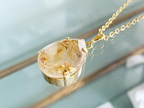 Amazon | [canoha] 【ユニセックス】強運を引き寄せるルチルクォーツ