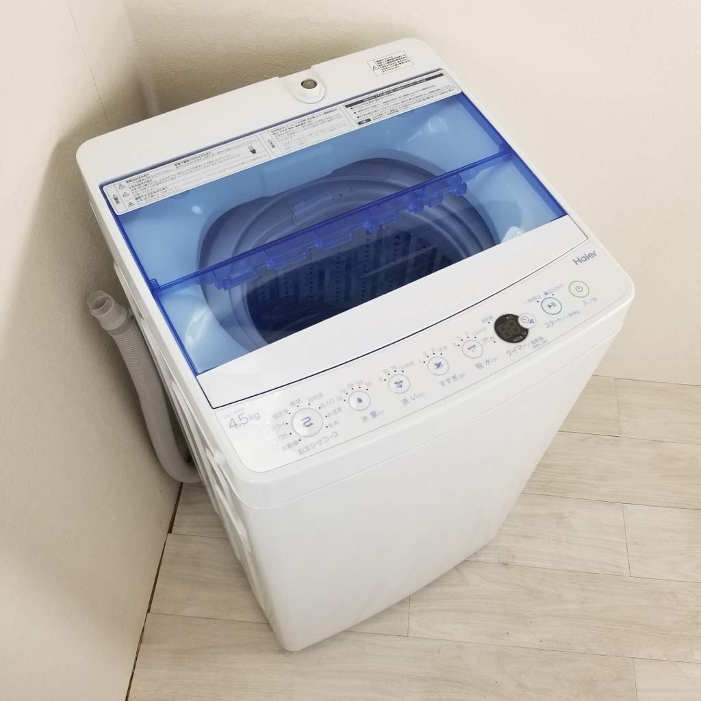 Amazon.co.jp: Haierハイアール 4.5kg 全自動洗濯機 JW-C45CK(W
