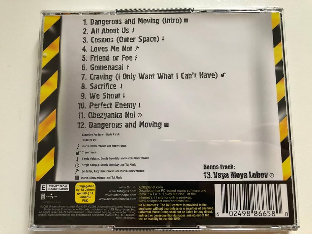 Amazon.co.jp: Dangerous and Moving: ミュージック