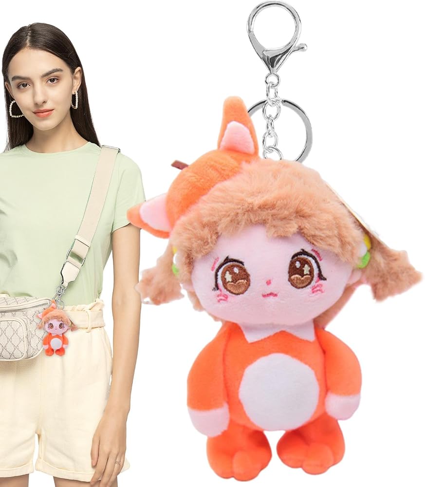 Amazon.co.jp: バックパック用のかわいいぬいぐるみキーホルダー