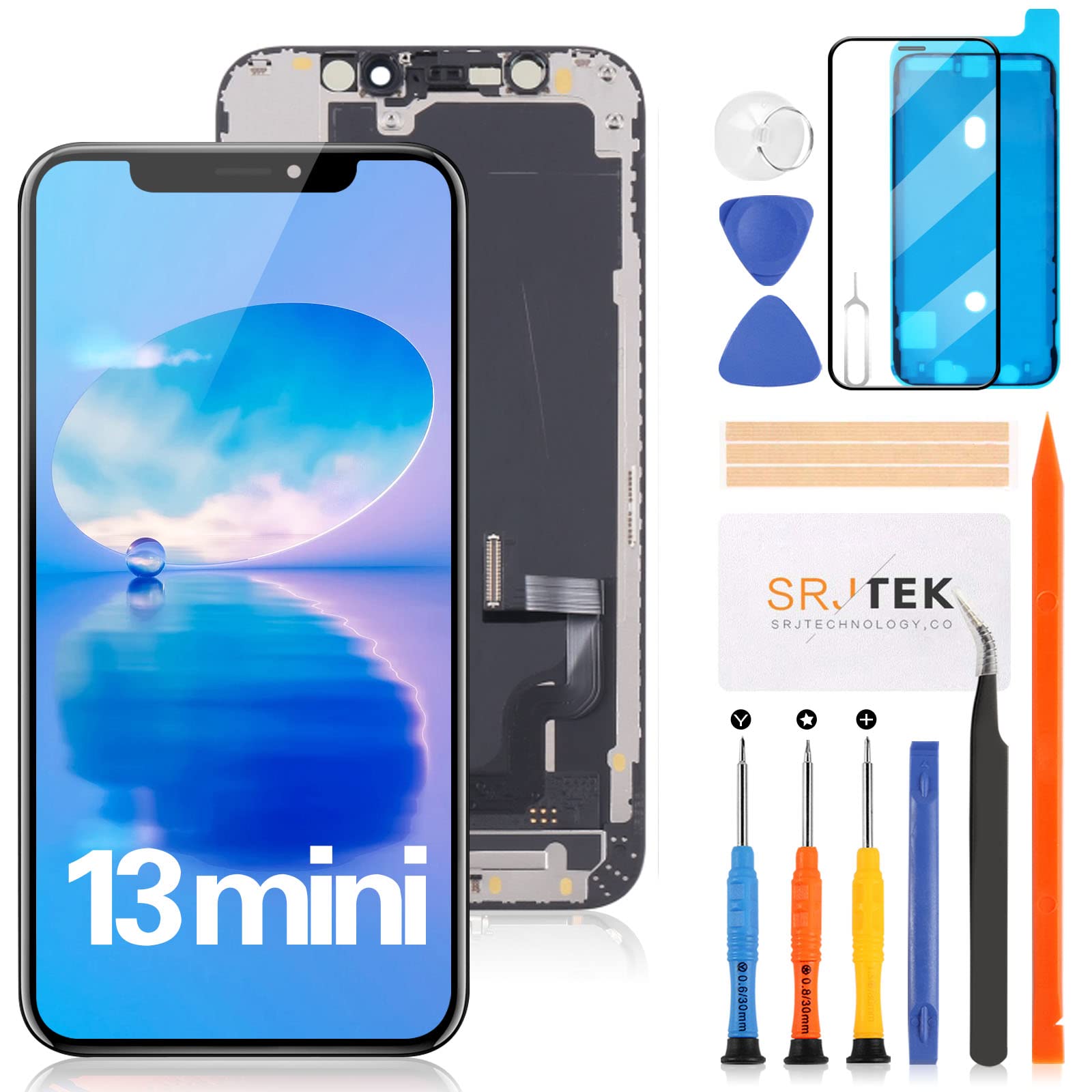 Amazon.co.jp: SRJTEK For iPhone 13 Mini『Hard OLED』 液晶パネル